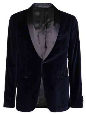 Z Zegna Single Breasted Velvet Tuxedo Blazer