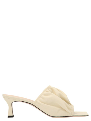 Wandler Ava Ruched Mules