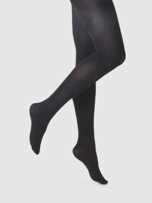 Women's 80d Super Opaque Tights - A New Day™ Black