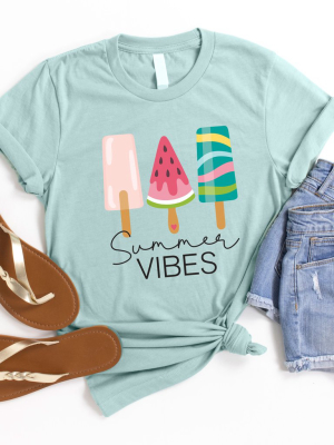 Popsicle Summer Vibes Graphic Tee