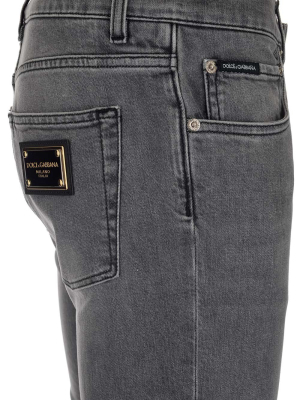 Dolce & Gabbana Slim Fit Mid-rise Jeans