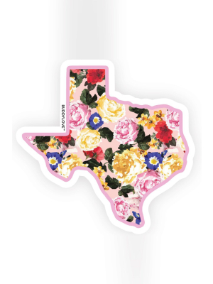 Buddylove Texas Rose Sticker