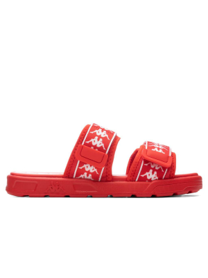 Kappa 222 Banda Aster 1 Sandals - Red/white