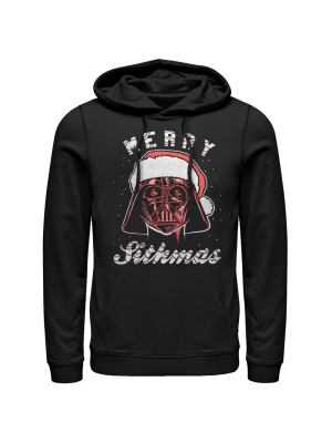 Men's Star Wars Christmas Santa Vader Sithmas Pull Over Hoodie