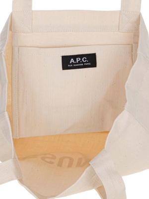 A.p.c. Lou Shopping Tote Bag