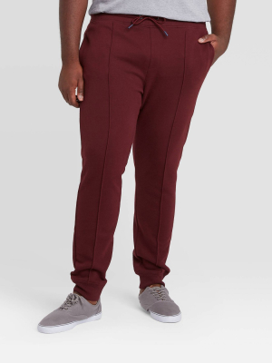 Men's Big & Tall Pintuck Fleece Jogger Pants - Goodfellow & Co™