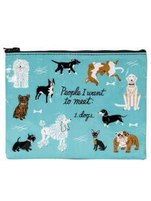 People To Meet: Dogs Zipper Pouch