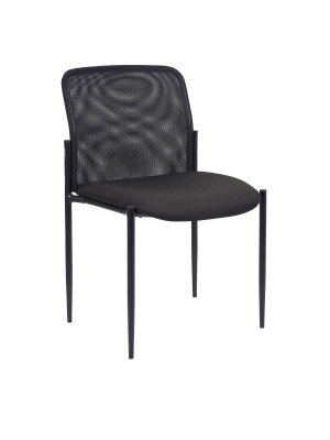 Mesh Guest Chair Black - Boss Office Products