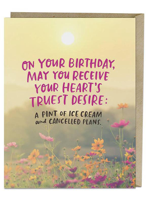 Heart's Desire Birthday Card