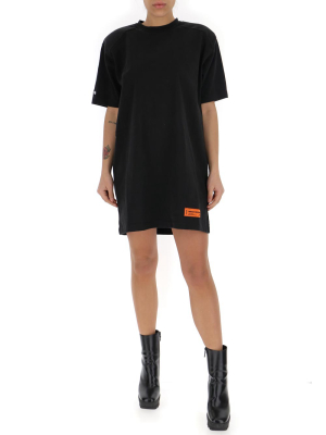 Heron Preston Logo Patch T-shirt Dress