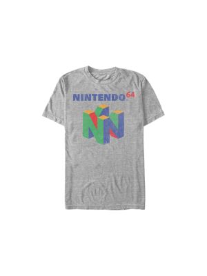 Men's Nintendo Classic N64 Logo T-shirt