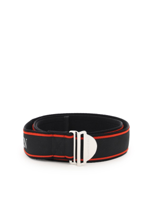 Alexander Mcqueen Logo Tape Belt