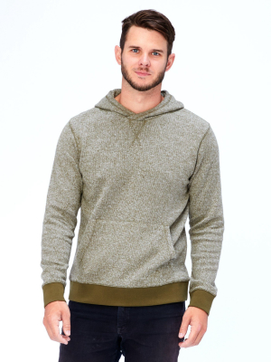 Brushed Knit Pullover Hoodie