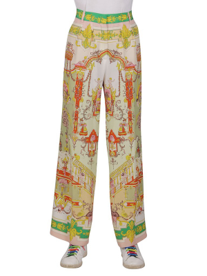 Etro Ornamental Print Straight-leg Culottes