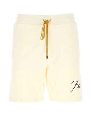 Rhude Logo Embroidered Track Shorts