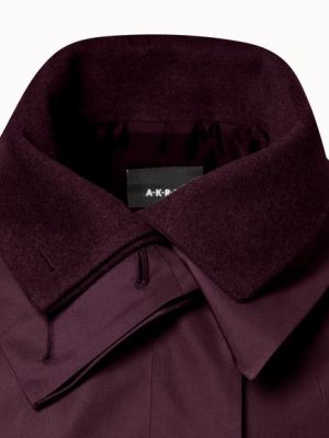 Cashmere Wool And Silk Taffeta Coat