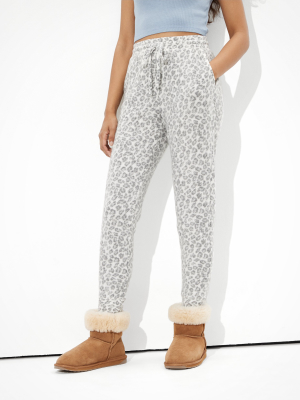 Ae Plush Waffle Super High-waisted Jogger Legging