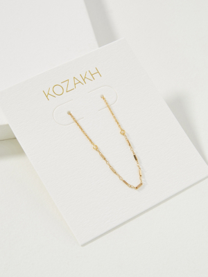 Kozakh Piper Single Threader Earring