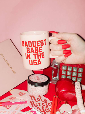 Baddest Babe In The Usa Mug