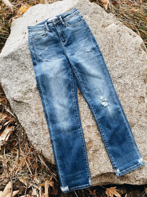 Super High-rise Classic Straight Jeans