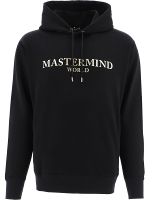 Mastermind World Graphic Print Drawstring Hoodie