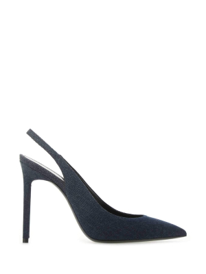 Saint Laurent Anja Denim Pumps