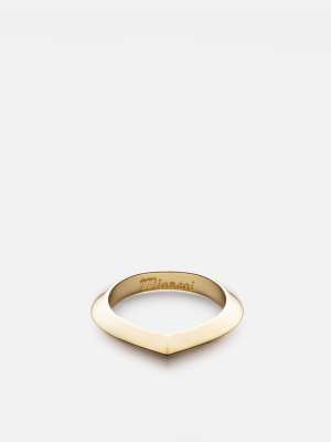 Angular Ring, Gold