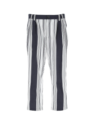 Dolce & Gabbana Striped Cropped Pants