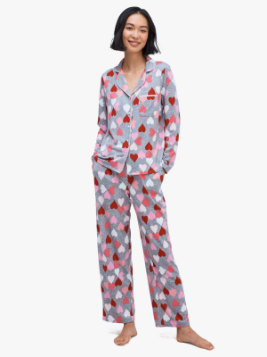 Heart Spade Long Pj Set