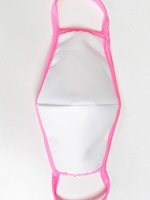 Neon Pink Face Mask