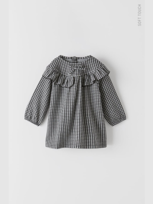 Soft Feel Gingham Dress