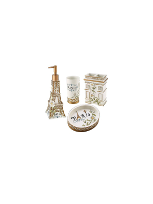 Paris Botanique 4 Pc Bath Accessory Set