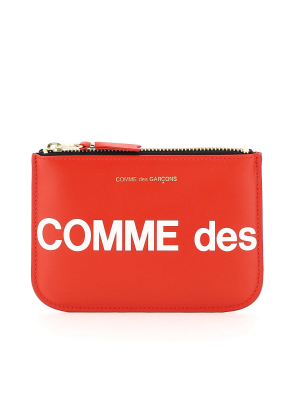 Comme Des Garçons Wallet Huge Logo Wallet