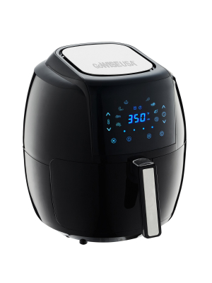 Gowise Usa 5.8 Quart 1700 Watt 8-in-1 Programmable Digital Air Fryer Xl, Black