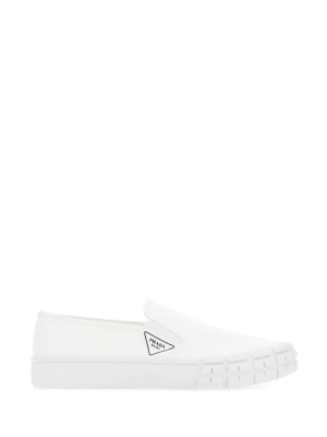 Prada Cassetta Wheel Slip-on Sneakers