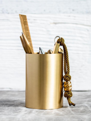 Brass Pencil Cup