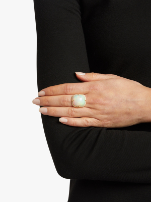 Opal Cushion Ring