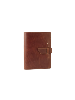 Switchback Leather Lined Notebook