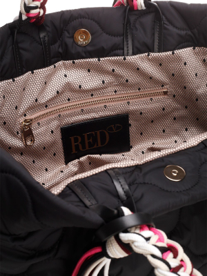 Redvalentino Quilted Tote Bag