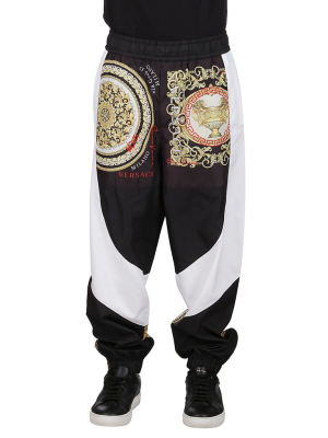 Versace Baroque Mosaic Panelled Pants