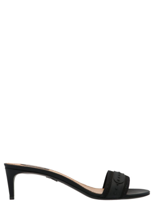 Dsquared2 Snap Strap Heeled Sandals