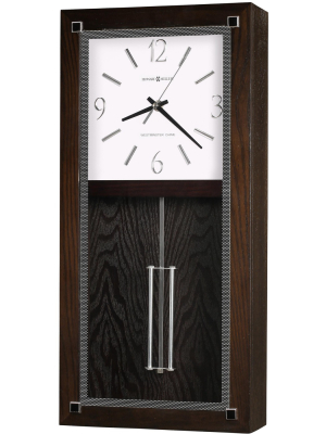 Howard Miller 625595 Howard Miller Reese Wall Clock 625-595 Black Coffee