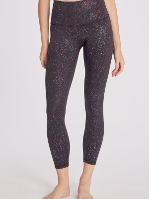 7/8 Confetti Legging | Black