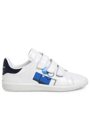 Isabe Marant Touch-strap Low-top Sneakers