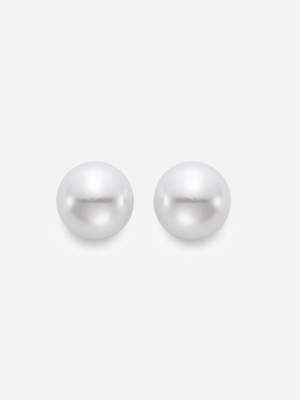 5.5mm White Akoya Pearl Earrings