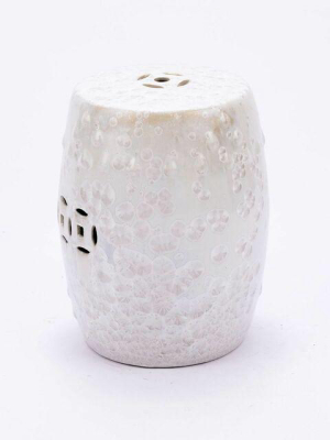 Crystal Shell Garden Stool