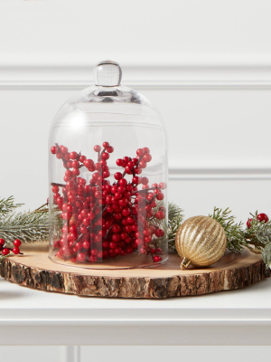 Decorative Red Berry Filler Repeat Style Figurine Red - Threshold™