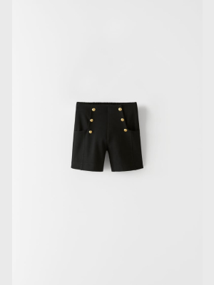 Shorts With Buttons