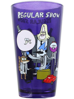 Just Funky Regular Show Group Pint Glass