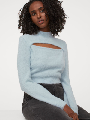 Cut-out Sweater